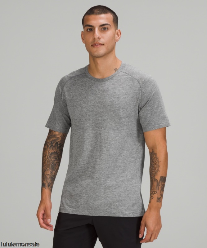 Lululemon Deutschland DELULU778 | Lululemon Deutschland Slate Metal Vent Tech Kurzarmshirt 20